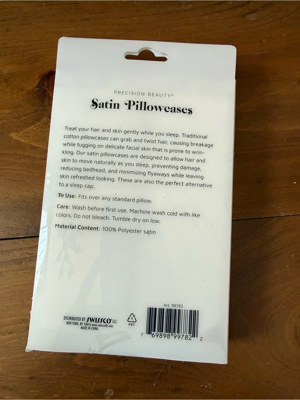 NEW Cream Satin Pillowcases - 2 Pack standard size